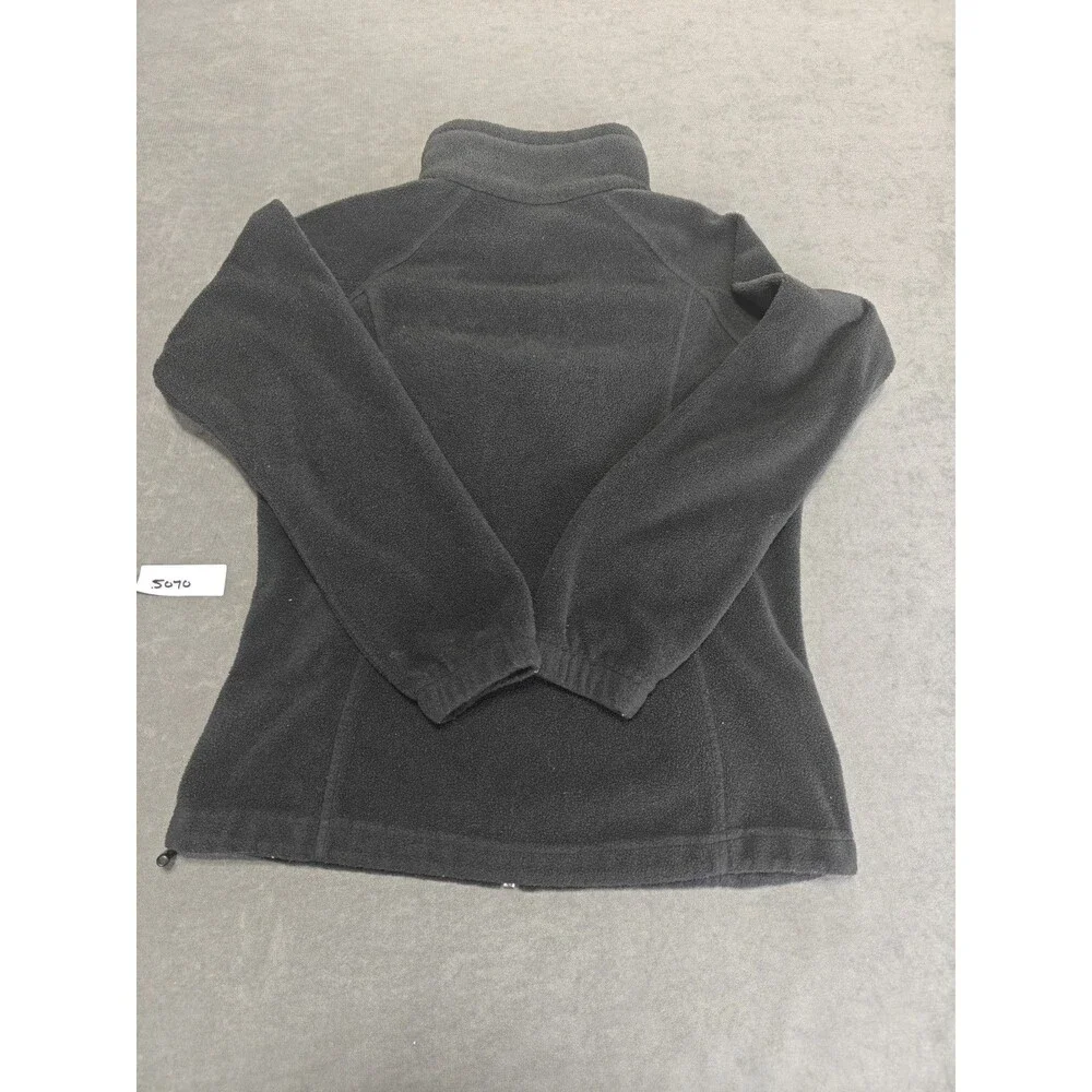 Columbia Women’s Small Black Full Zip Fleece Jacket Outdoor Casual